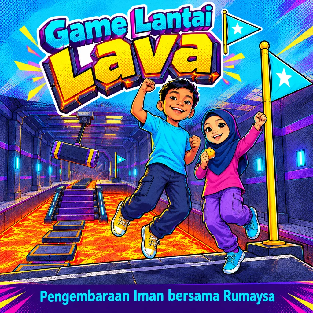 Kulit buku Game Lantai Lava