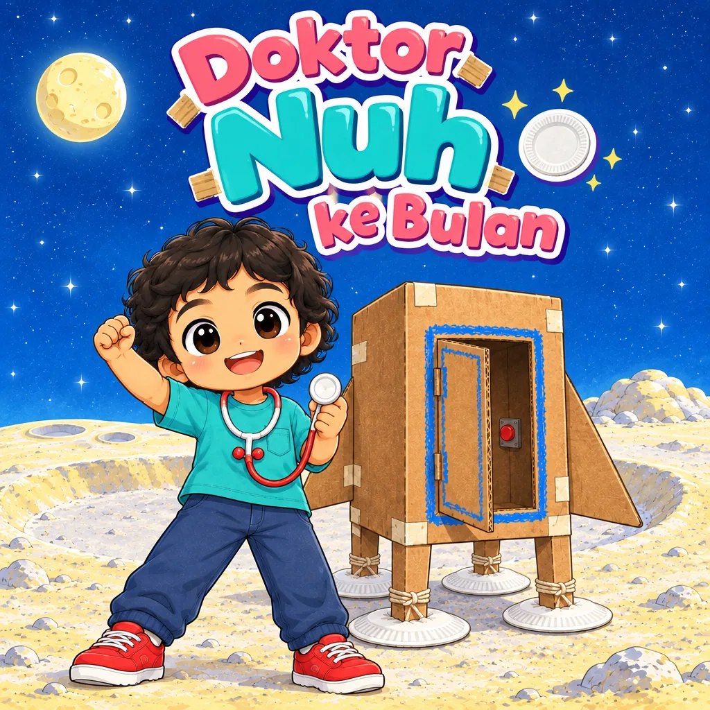 Kulit buku Doktor Nuh ke Bulan